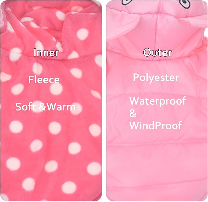 Disfraz de cerdo rosa para perro FLAdorepet 4XL miniatura 7