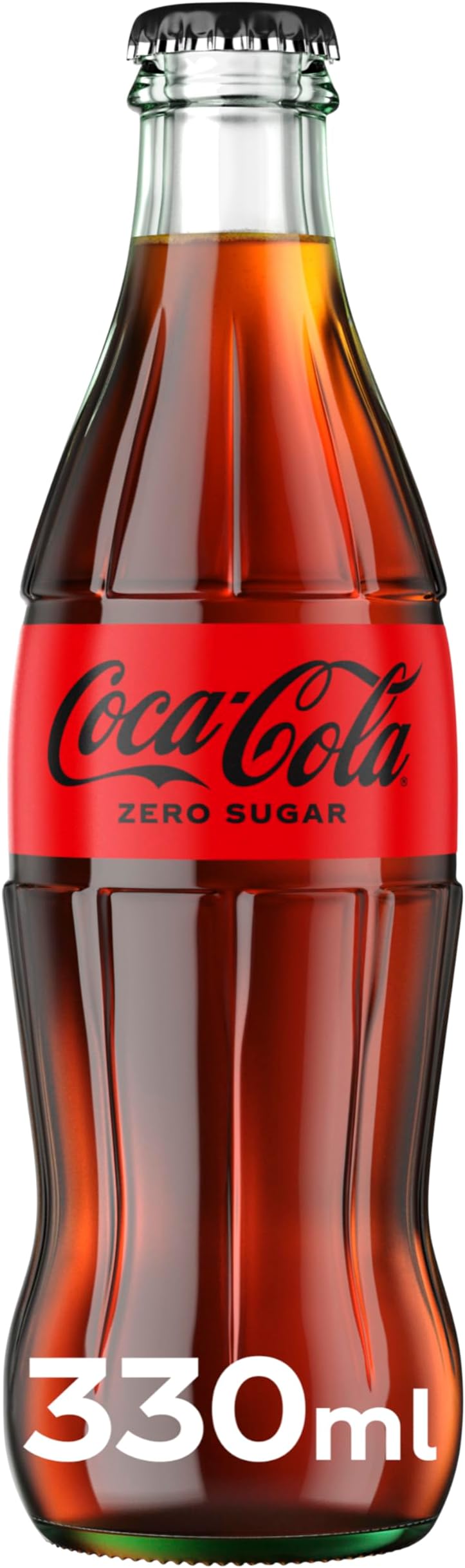 Coca-Cola Zero Glass Bottles 330ml (Pack of 24)