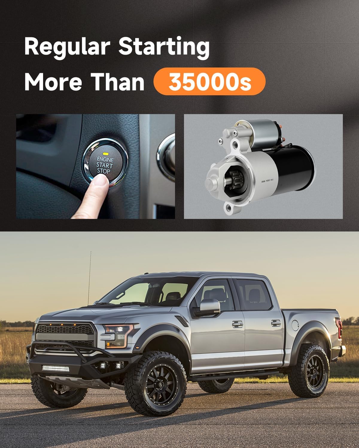 OCPTY Starter Starters Compatible F13Z11002A 3272N for Aerostar 1992-1997 Probe 1990-1992 Ranger 1991-2008 3.0L Taurus 1991 2.5L Tempo 1991-1994 2.3L for Mercury Topaz 1991-1994 2.3L