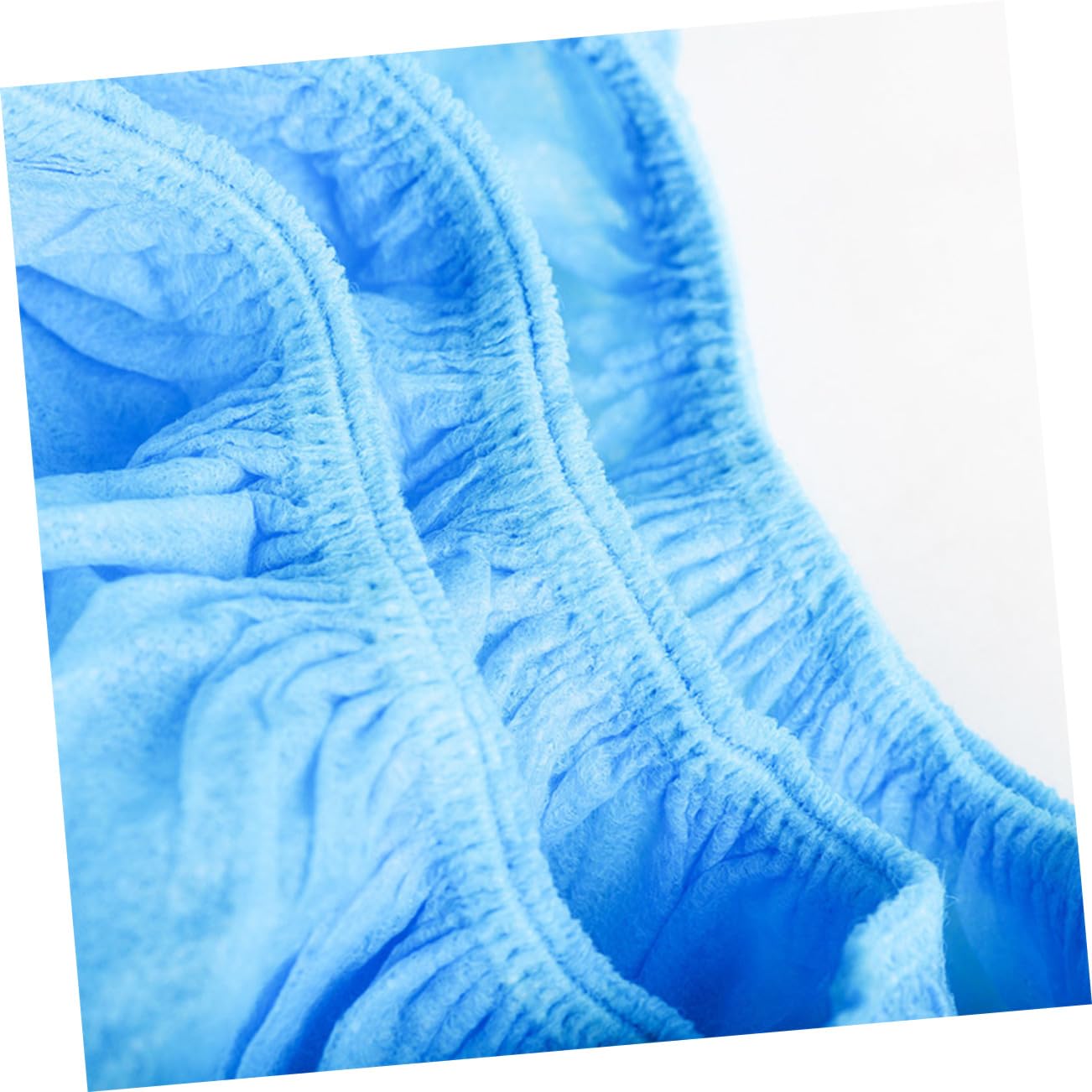 110pcs Disposable Oversleeve Nonwovens Shoes Cover Protective Cover Rain Boots Covers Blue for Cleaning
