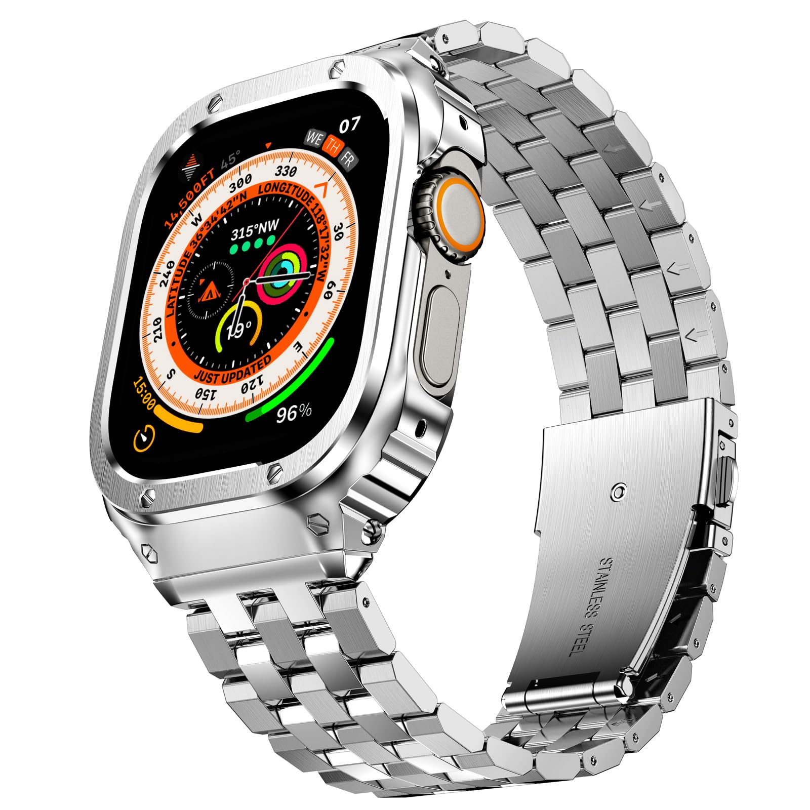 SUPLINK for Men Apple Watch Ultra Band/ 2/ Apple Watch Ultra 3 Bands 49mm
