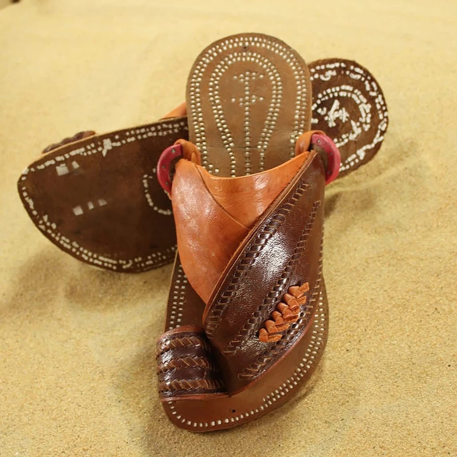 Sandalia correctora de dedos para hombres, chanclas de playa planas con punta de hierro para corrección de pies de verano, para zapatos ortopédicos para caminar con corrección ósea de dedos grandes