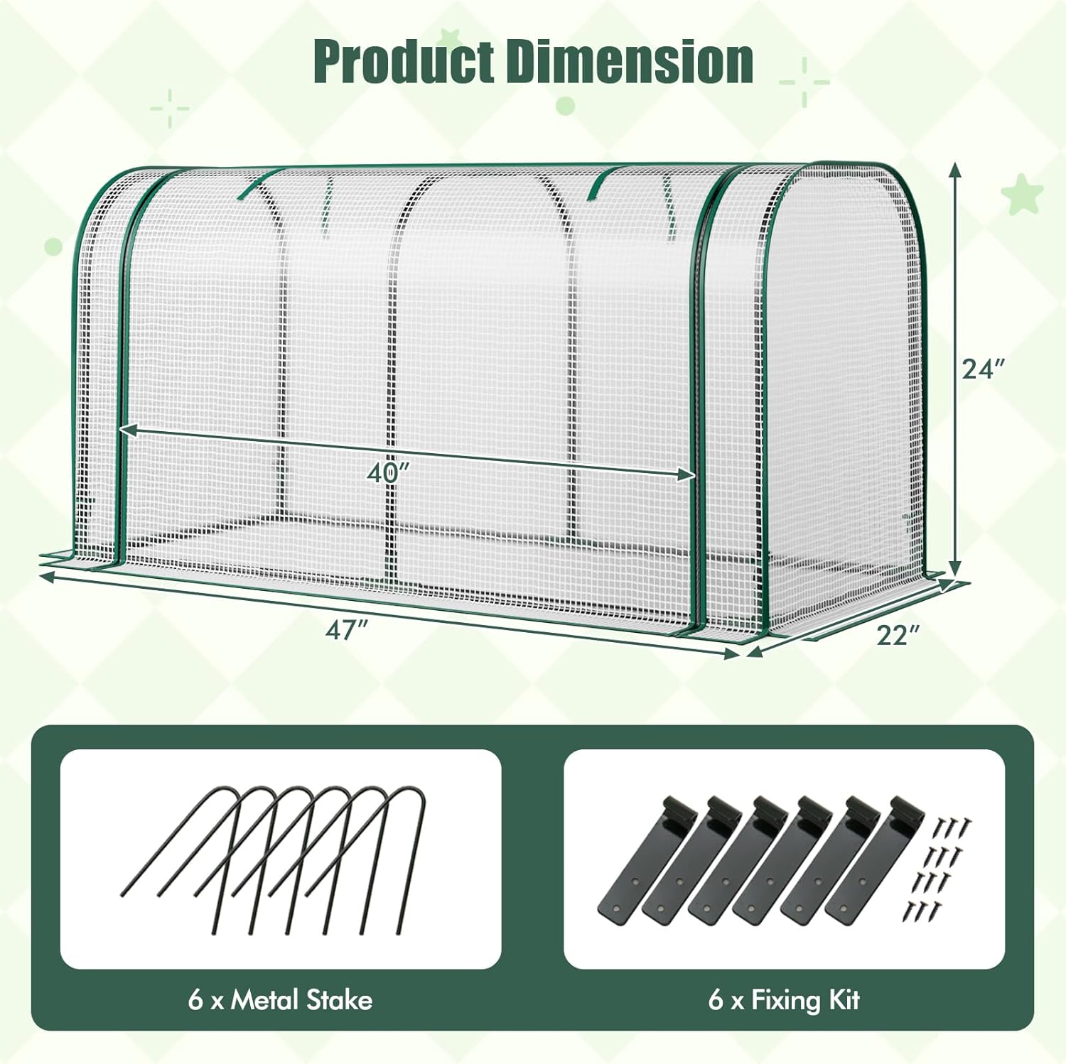 Happygrill Raised Garden Bed with Greenhouse Cover, Raised Bed with Legs & Drainage Holes for Herbs, Vegetables, Outdoor Wood Elevated Planter Box for Patio, Backyard, Balcony (White+Natural)