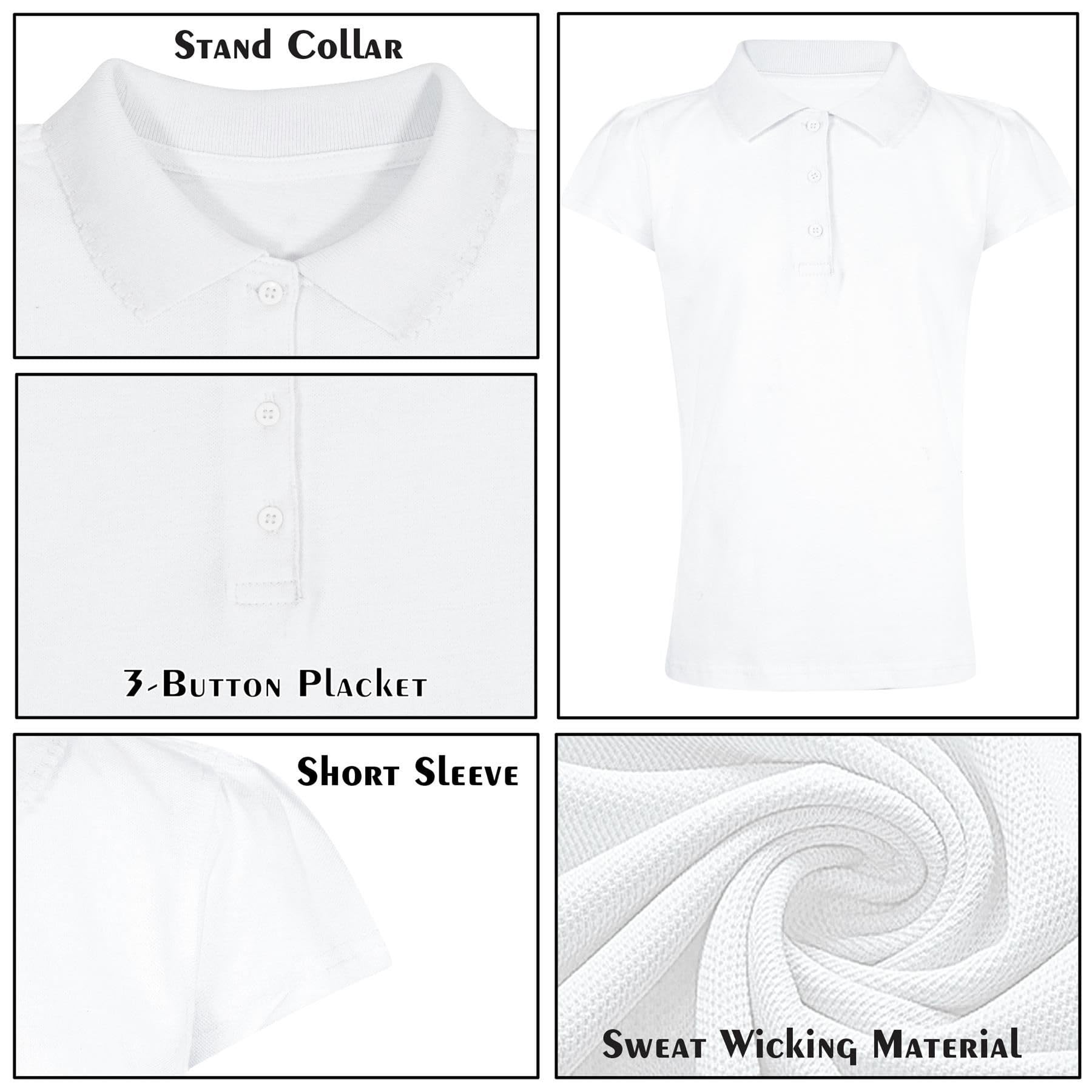 A2Z 4 Kids Mädchen Schlicht Polo Hemden Sommer Panzer Top Und Tees Neu Lässig Mode Weich Fühlen Schule T Shirts Geschenke Für Kinder Alter 3-13 Jahre