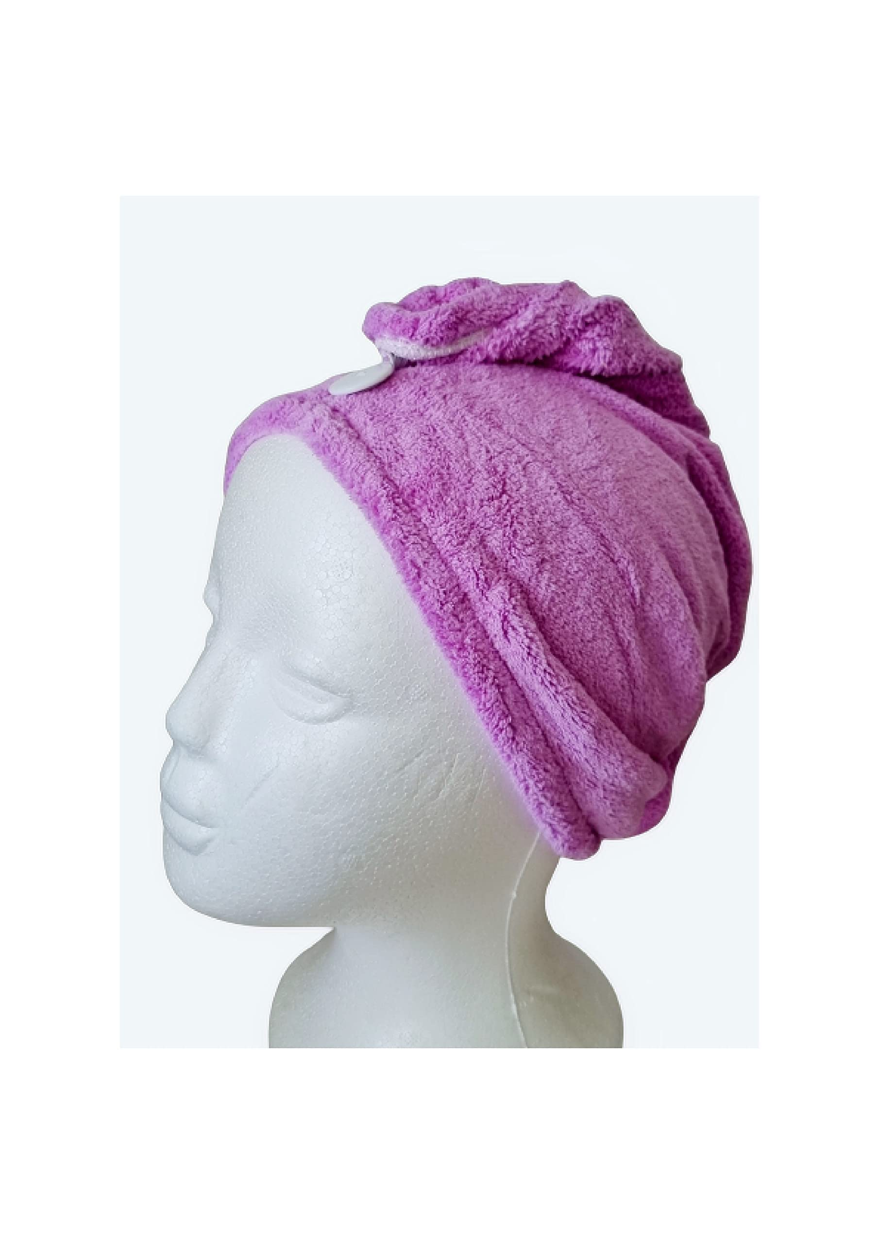 Bestpicks Premium Quality Microfiber Hair Towel Wrap for Women, Super Absorbent Quick Dry Hair Turban for Drying Curly, Long & Thick Hair! (Purple)