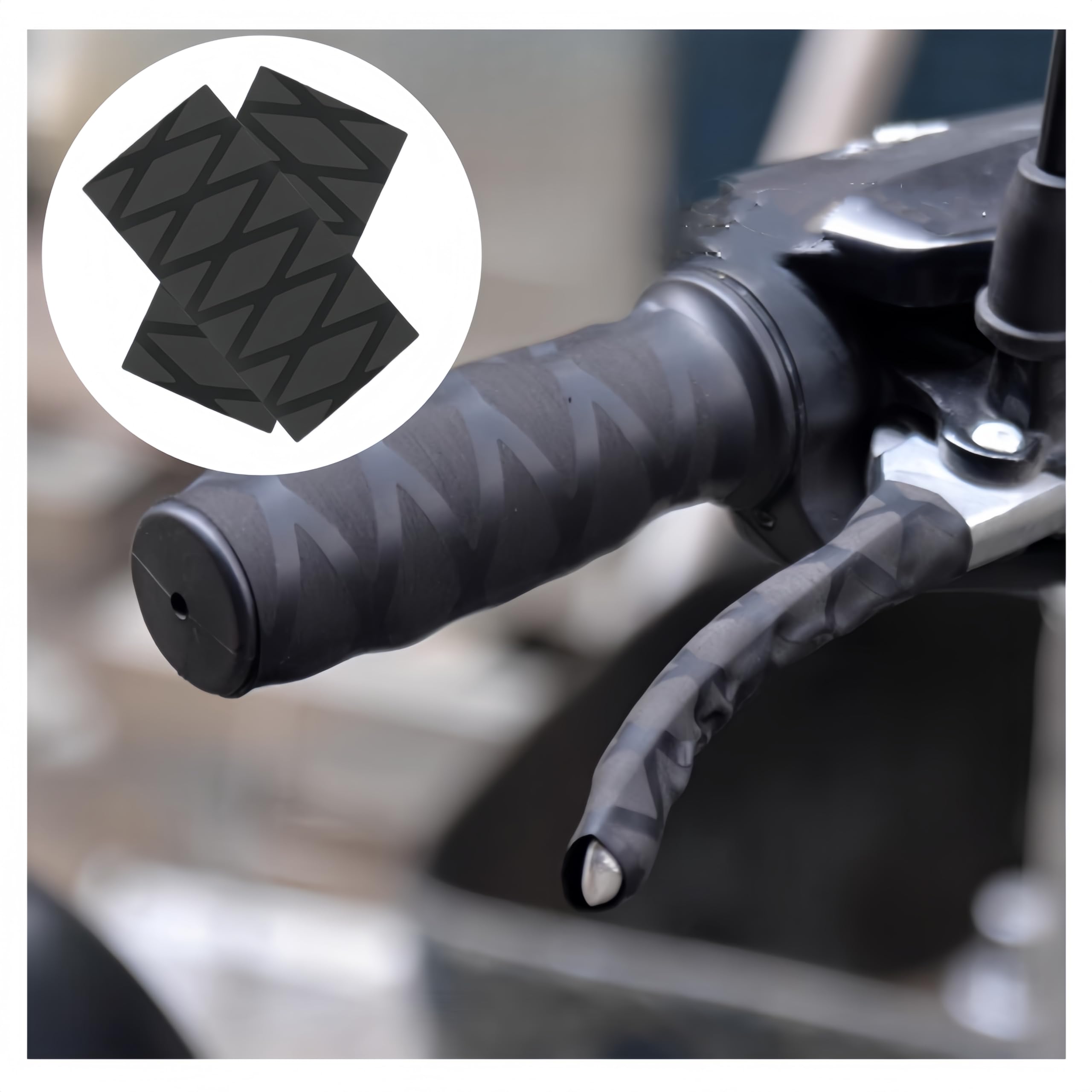 4 Coprimanopole In Schiuma Termorestringenti – Diametro 32-37 Mm Per Moto, Bici E Manopole Riscaldate