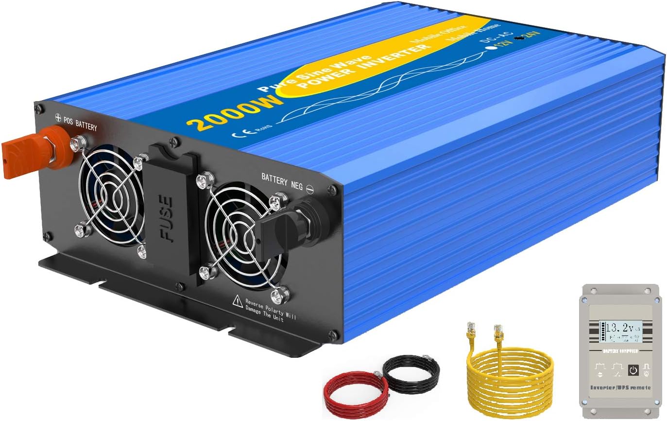 Blасk Frіdау - 40% оƒƒ Solinba 2000w Car Power Inverter Converter Peak 4000w Converter DC24v to AC110v 60Hz+Romote Controller Blасk Frіdау - 40% оƒƒ Solinba 2000w Car Power Inverter Converter Peak 4000w Converter DC24v to AC110v 60Hz+Romote Controller