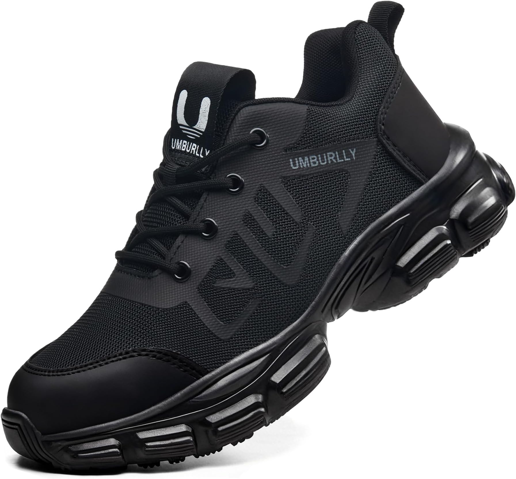 Hogent Steel Toe Shoes for Men Women, Comfortable Wide Non Slip Work Shoes