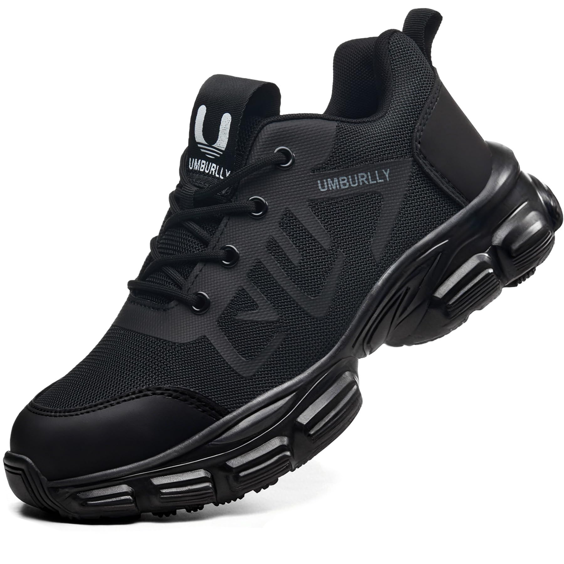Steel Toe Shoes for Men Women, Comfortable Wide Non Slip Work Shoes