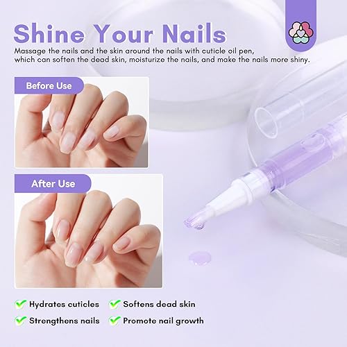 Miniatura 3 de Saviland Kit de líquido acrílico monómero para uñas de 4.1 fl oz, líquido de uñas acrílico para polvo acrílico, bolígrafo de aceite, lima de uñas,