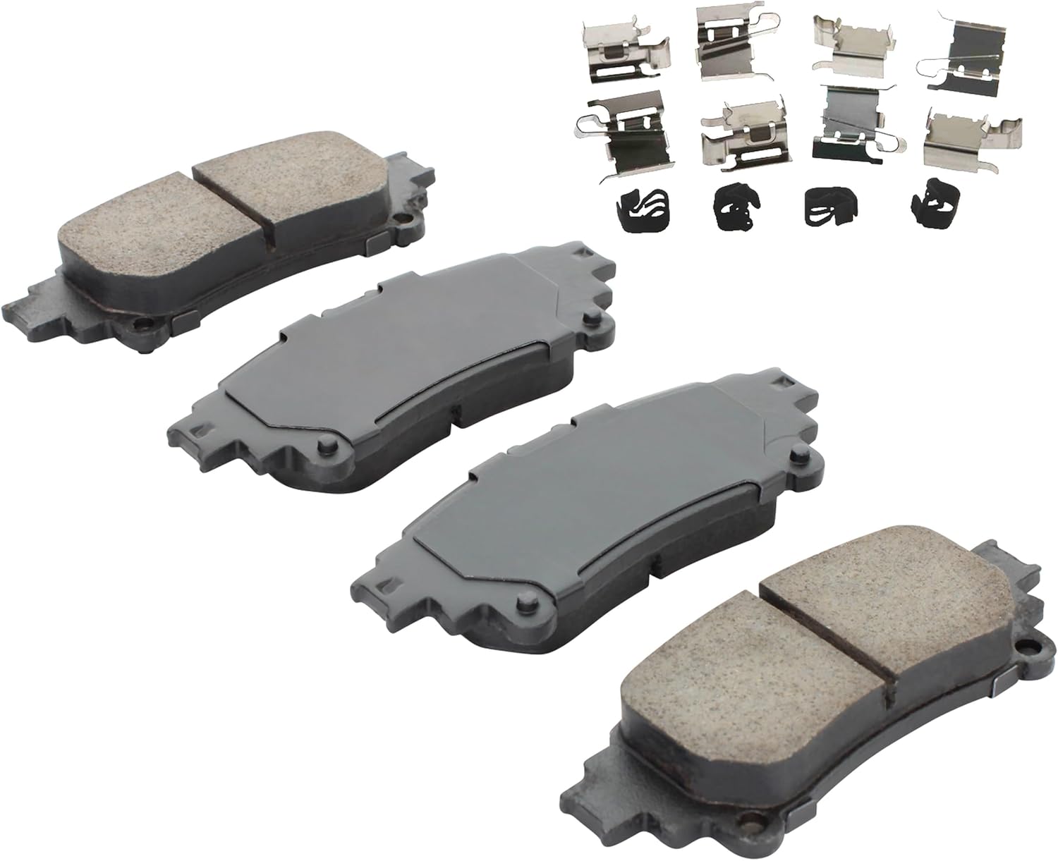 QUALITY-BUILT Rear Ceramic Brake Pads, Premium 1001-1391AC, Compatible with 2013-2020 Lexus (GS200t,GS300,GS350,GS450h,IS200t,IS250,IS300,IS350,RC200t,RC300,RC350)