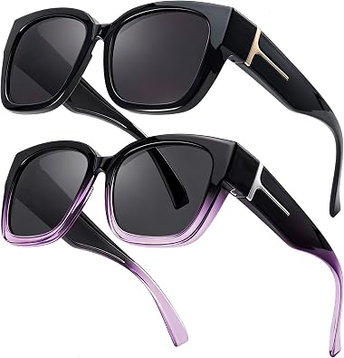 LVIOE Polarized Fit Over Sunglasses for Women