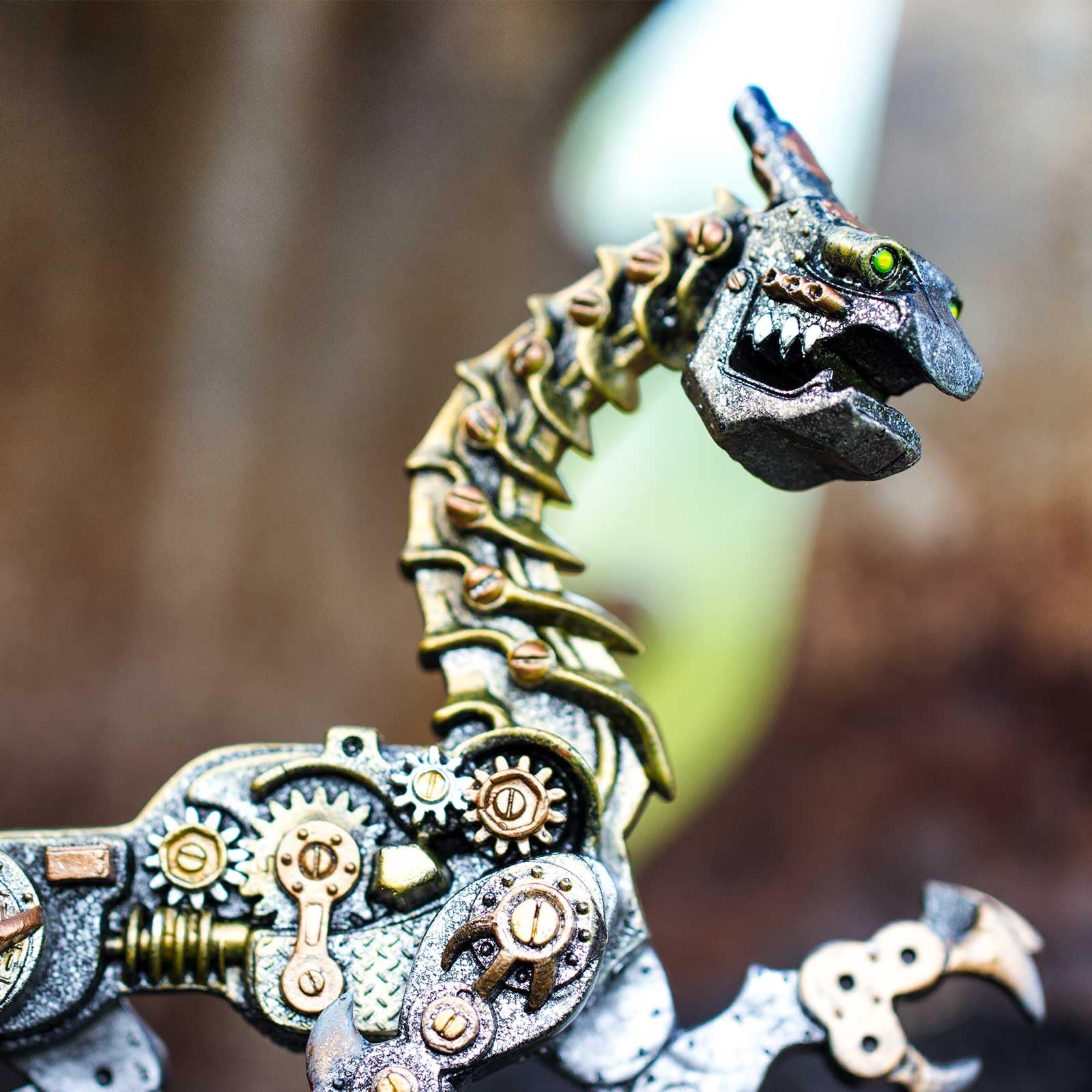Safari Ltd. Steampunk Dragon Figurine - Detailed 7