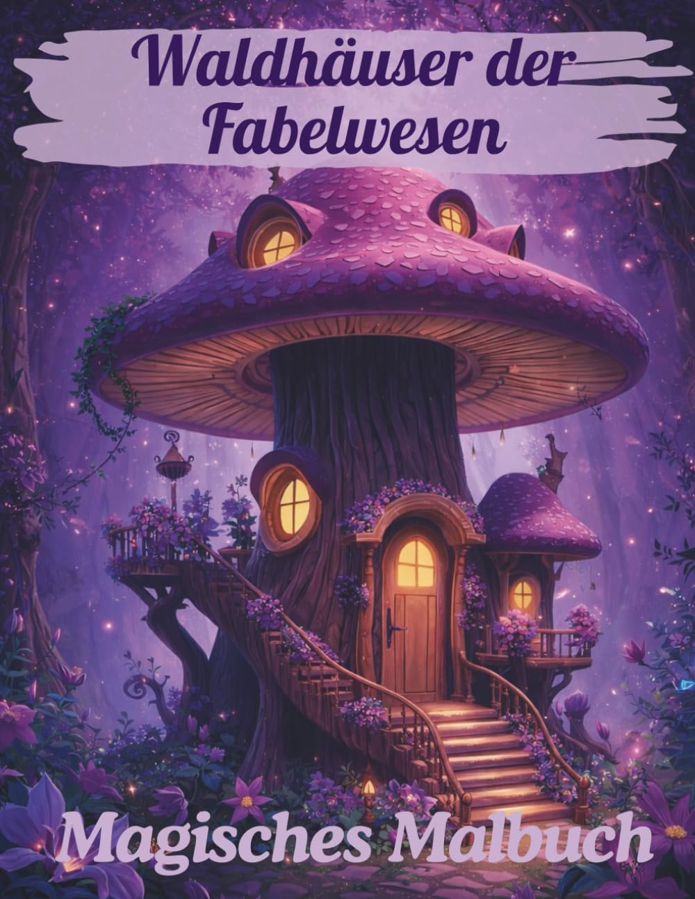 Waldhäuser der Fabelwesen: Magisches Malbuch (Magische Fabelwesen)