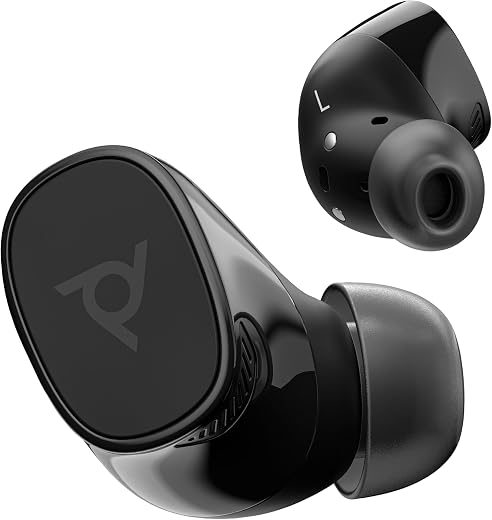 Poly – Voyager Free 20 – True Wireless Earbuds in Black - Adaptive ANC, AI Enhanced Audio and Personalized Comfort - Works...