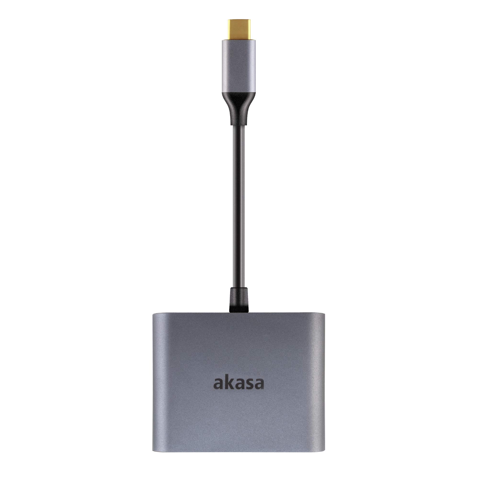 Akasa USB-C Auf Dual HDMI Adapter – 4K UHD, Für MacBook, Dell, Lenovo & Mehr