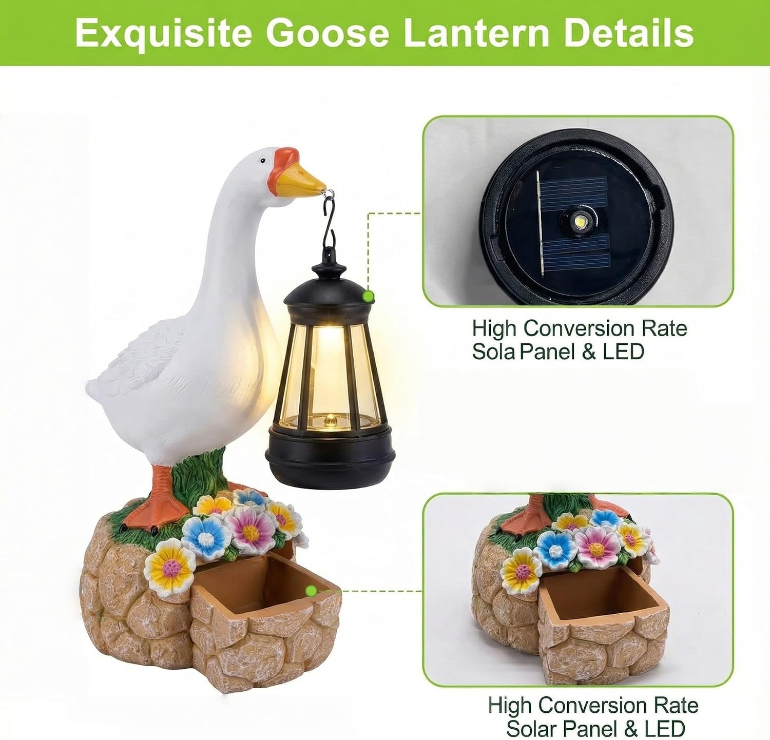 Goose Hide a Key Outside Spare Key Hiders Outdoor Goose Garden Decoration Waterproof Safe Holder for Outdoor Yard Geocache Containers Rock