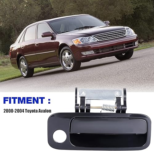 Miniatura 2 de LCWRGS 2 piezas de manija exterior exterior de la puerta delantera del conductor y del pasajero de repuesto para Toyota Avalon 2000 2001 2002 2003