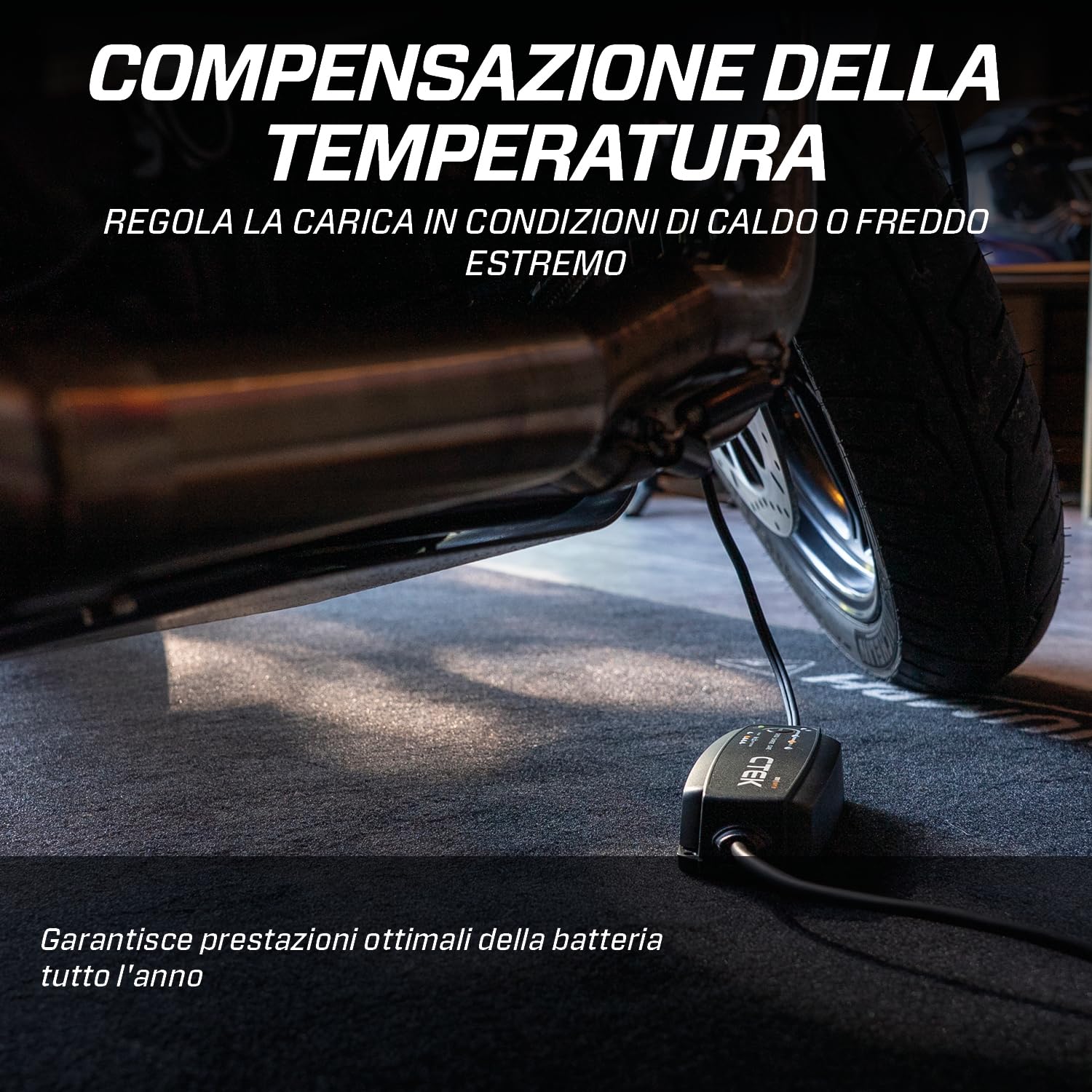 CTEK NXT 5 caricabatterie intelligente 12 V, 5 A, compatibile con batterie al piombo e al litio, modalità ricondizionamento, ottimizzazione AGM, compensazione della temperatura, mantenitore di carica