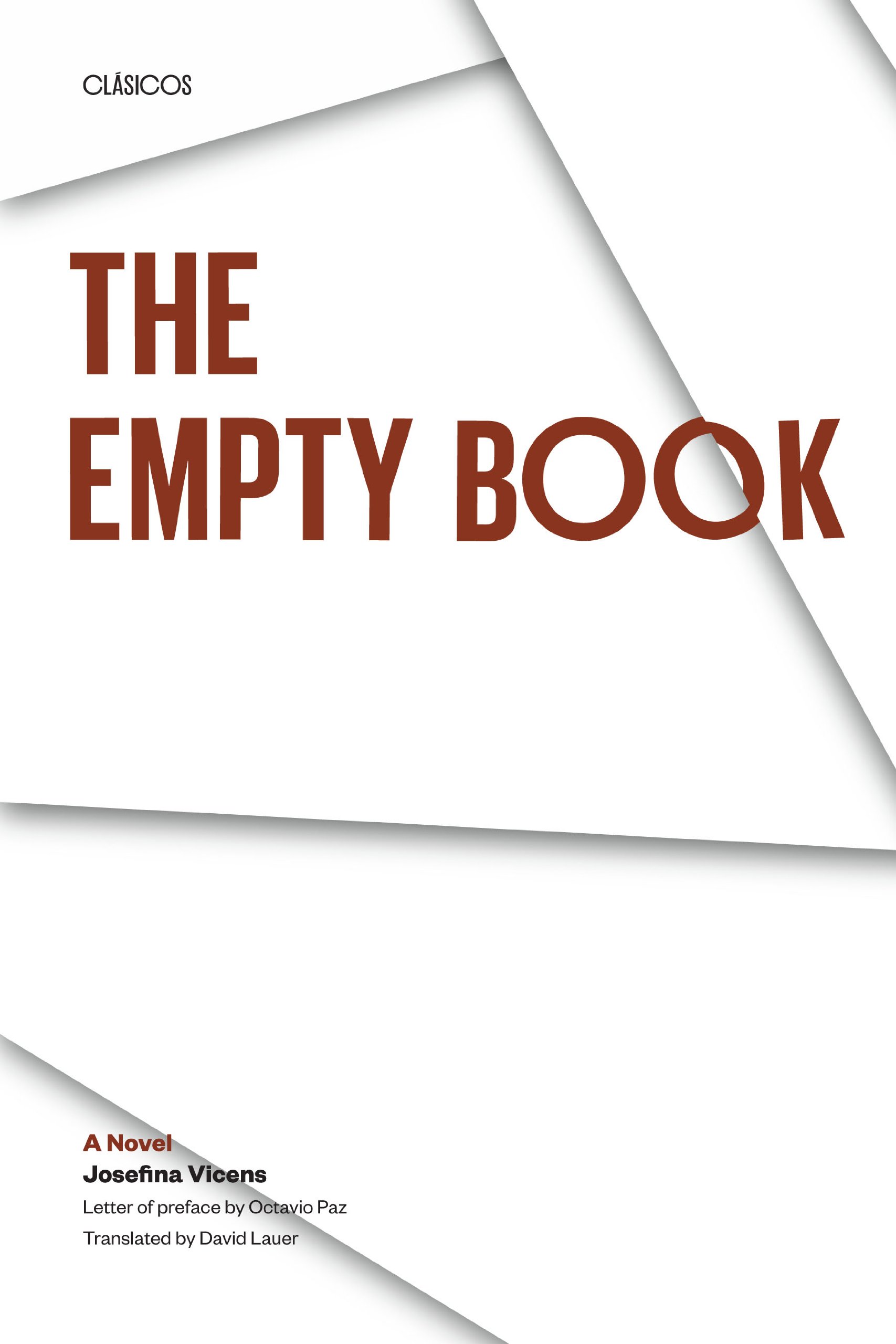 The Empty Book: A Novel (Texas Pan American Series)