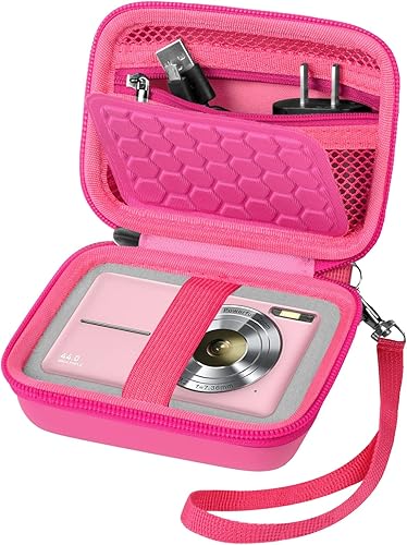 Vista 85 de AbergBest 21 Mega Pixels 2.7" LCD Recargable HD/Kodak Pixpro/Canon PowerShot ELPH 180/190 / Sony DSCW800 / DSCW830 - Funda protectora para cámara