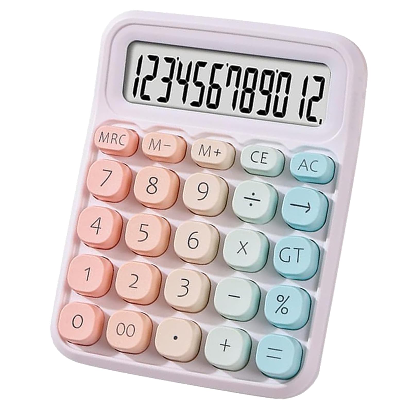 Calculadora precisa de 10 dígitos con pantalla LCD grande antideslizante 4