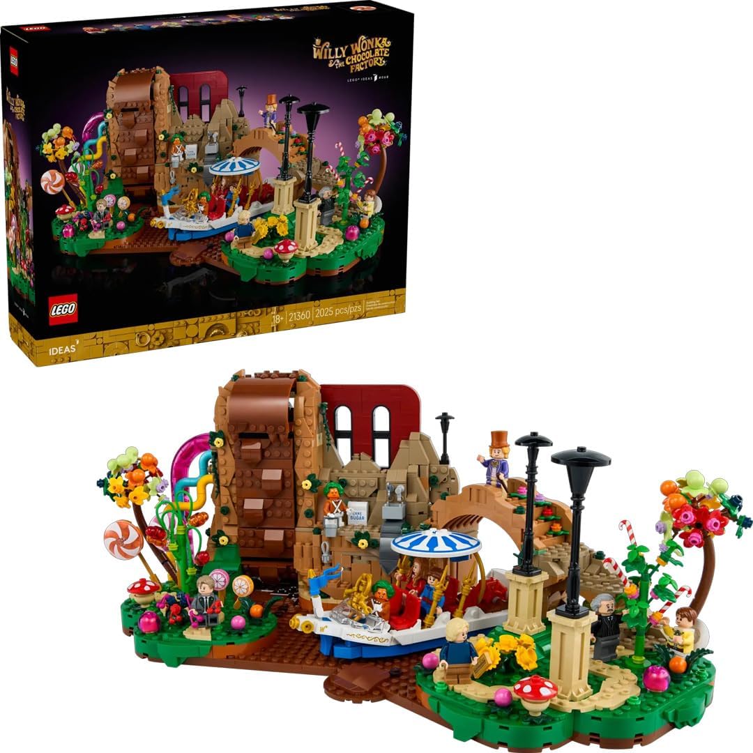 LEGO Ideas 21360 Willie Wonka and Chocolate Factory Limited Distribution Authentic Domestic Distribution