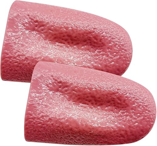 OATIPHO 2 piezas de lengua falsa para niños, accesorios de Halloween, accesorios de cosplay, lengua de silicona, para cigarrillos, lengua de