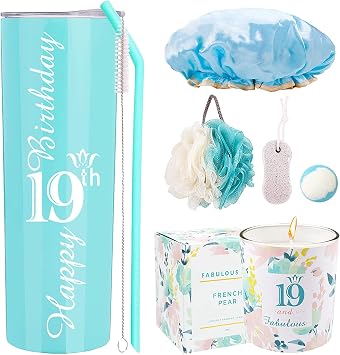 19th Birthday Gifts for Girl, Happy 19th Birthday, 19th Birthday Tumbler, Gifts for 19th Birthday Girl, 19th Birthday Decorations, Happy 19th Birthday Gift, 19th Birthday Party Supplies