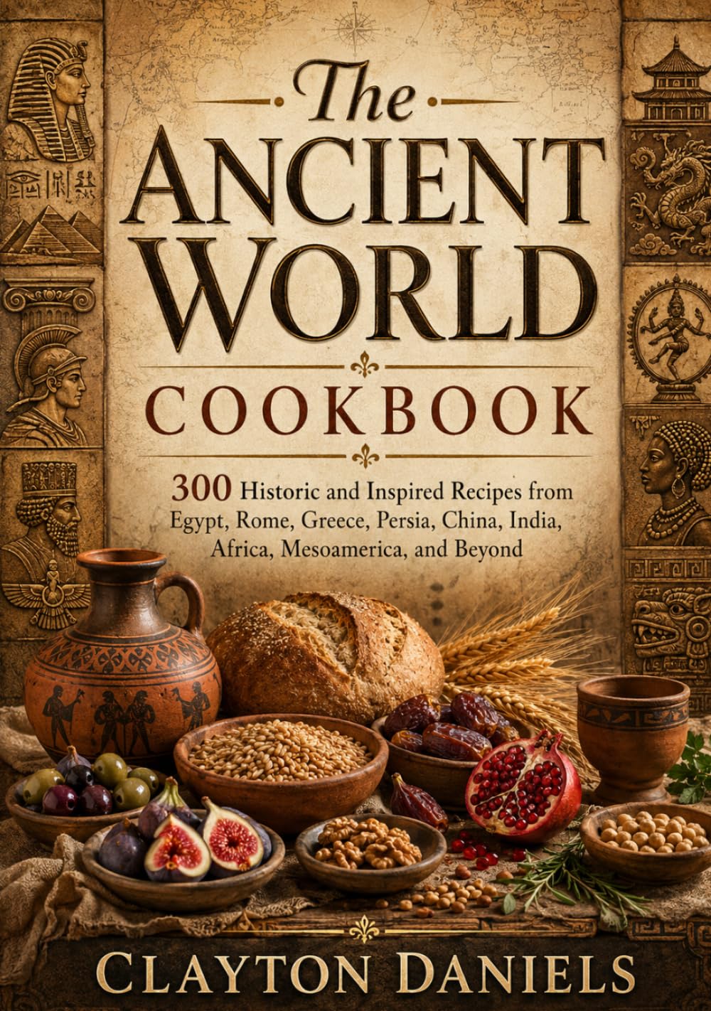 The Ancient World Cookbook: 300 Historic and Inspired Recipes from Egypt, Rome, Greece, Persia, China, India, Africa, Mesoamerica, and Beyond (Into the Past Cookbook Series)