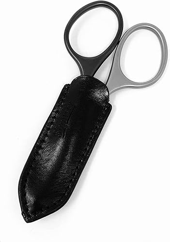 Miniatura 7 de Tijeras profesionales de acero inoxidable quirúrgico de titanio autoafiladas para uñas y cutículas, fabricadas en Solingen Alemania, empaquetadas