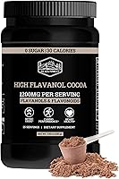 Black Forest High Flavanol Cocoa Powder: 1200mg Flavanols, 600mg Epicatechin - 10X More for Heart Health, Nitric Oxide & Energy