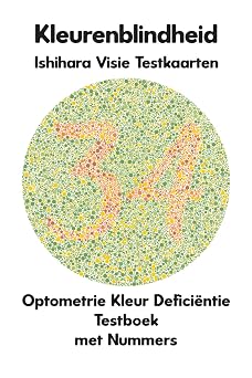 Kleurenblindheid Ishihara Visie Testkaarten Optometrie Kleur Defici ntie Testboek met Nummers Plaatdiagrammen voor Monochromie Dichromie Protanopie ... Opticien Optometrist Oftalmoloog Oogarts