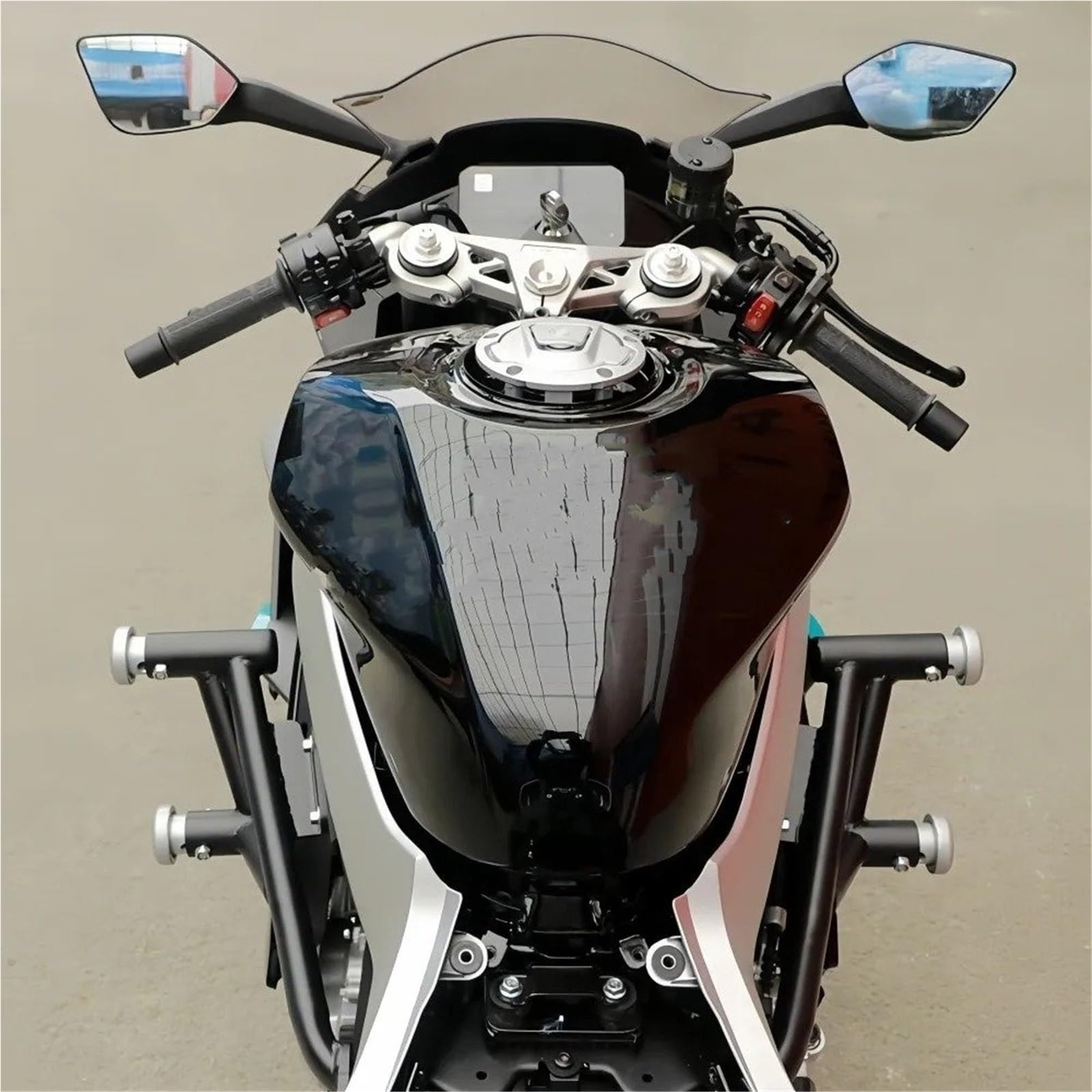 Motorrad Crash Bars FÜR CFMOTO 675SR-R CF650-10 2026 Motorrad Crash Bar Rahmen Schutz Motor Schutz Stoßstange Modifikation Zubehör Motorrad Schutzbügel(2)