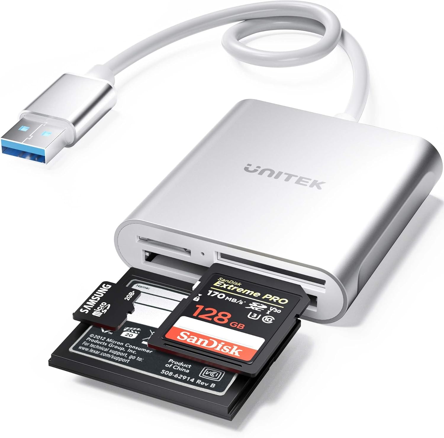 Usb sd card reader unitek usb memory card reader writer compact flash  card adapter for cf sd tf micro sd micro sdhc md mmc sdhc sdxc uhs-i card 