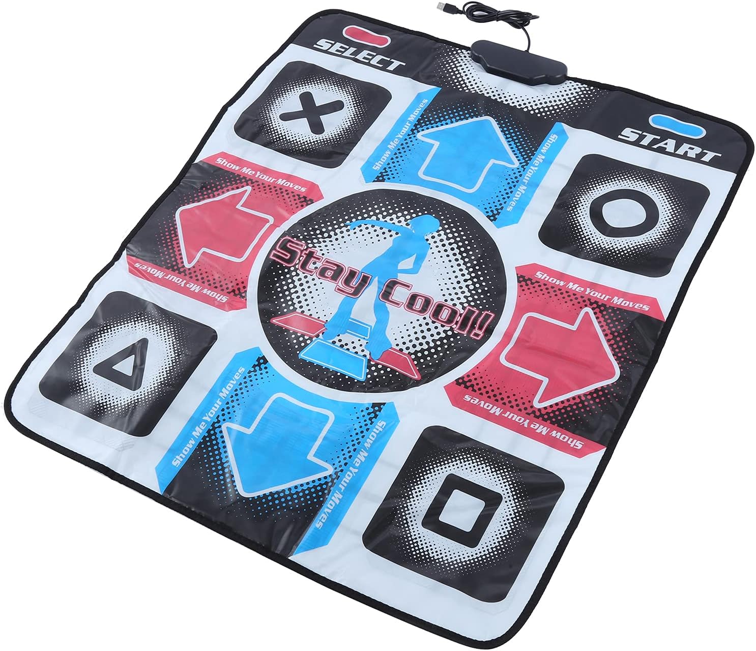 Ejoyous Dance Mat for TV - Plug and Play, USB Musical Toy Touch Mat for Kids and Adults, Compatible with PC 98/2000/XP/7 OS