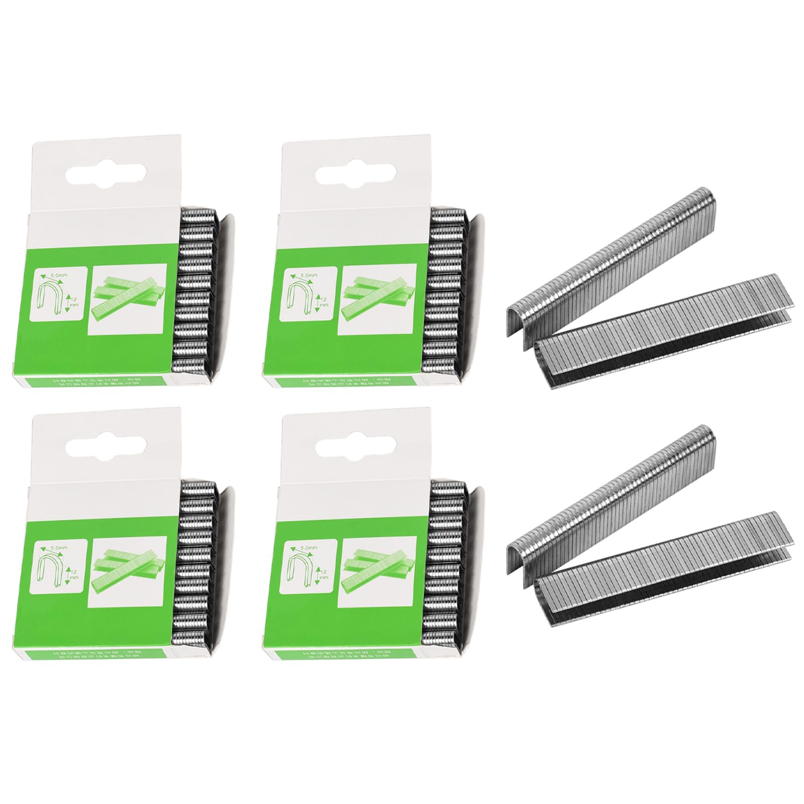 12mm U Type Staple, 4000PCS Heavy Duty Universal Standard Staples For Pictures Picture Frames Bedding Furniture Frame