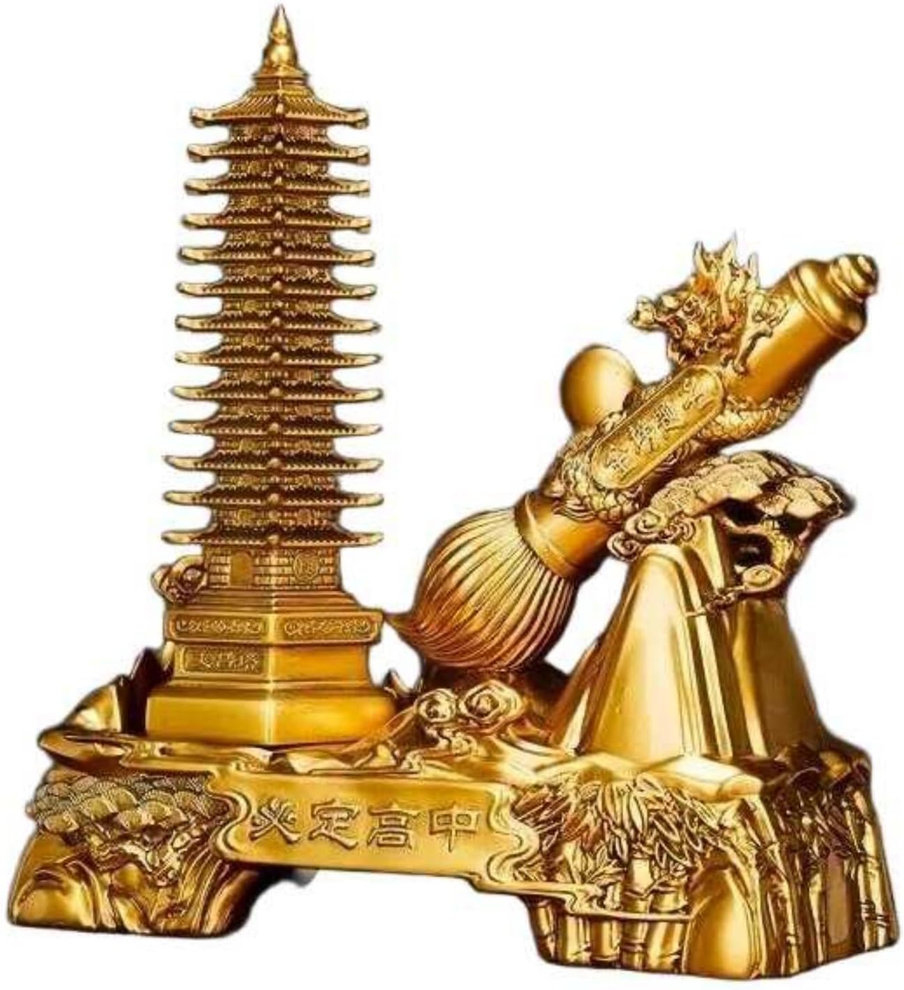 MOYEE 文昌塔13层开业礼品十三层书房桌办公室茶桌摆放物件工艺品。 - 312