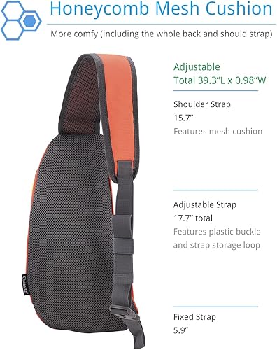 Miniatura 4 de Mochila cruzada para hombres y mujeres, mochila para el pecho, bolsa de hombro, gimnasio, ciclismo, viajes, deportes al aire libre