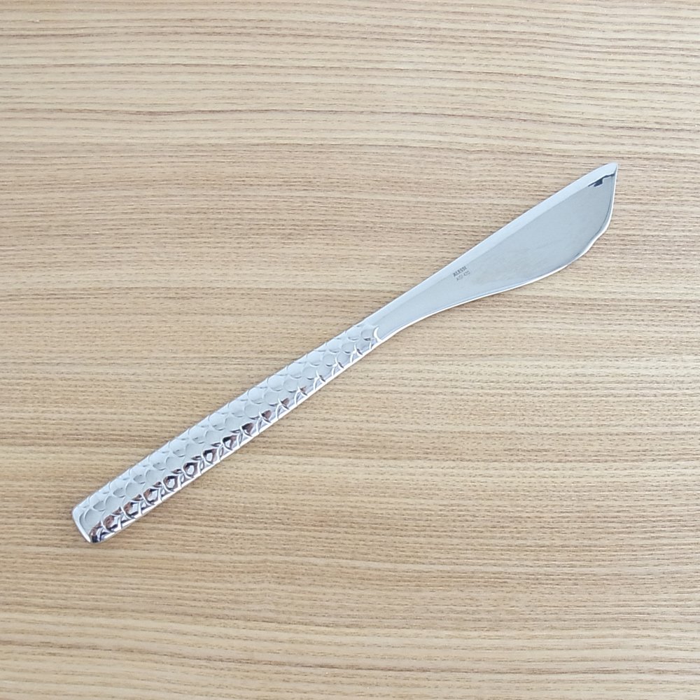 Alessi Colombina Fish Coltello da Pesce, Acciaio Inossidabile, Argento, 5.50 x 23 x 24.50 cm