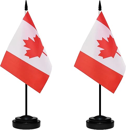 Miniatura 171 de Juego de banderas de escritorio japonesas de lujo, pequeñas banderas de escritorio japonesas en miniatura con poste sólido, base negra y tapa