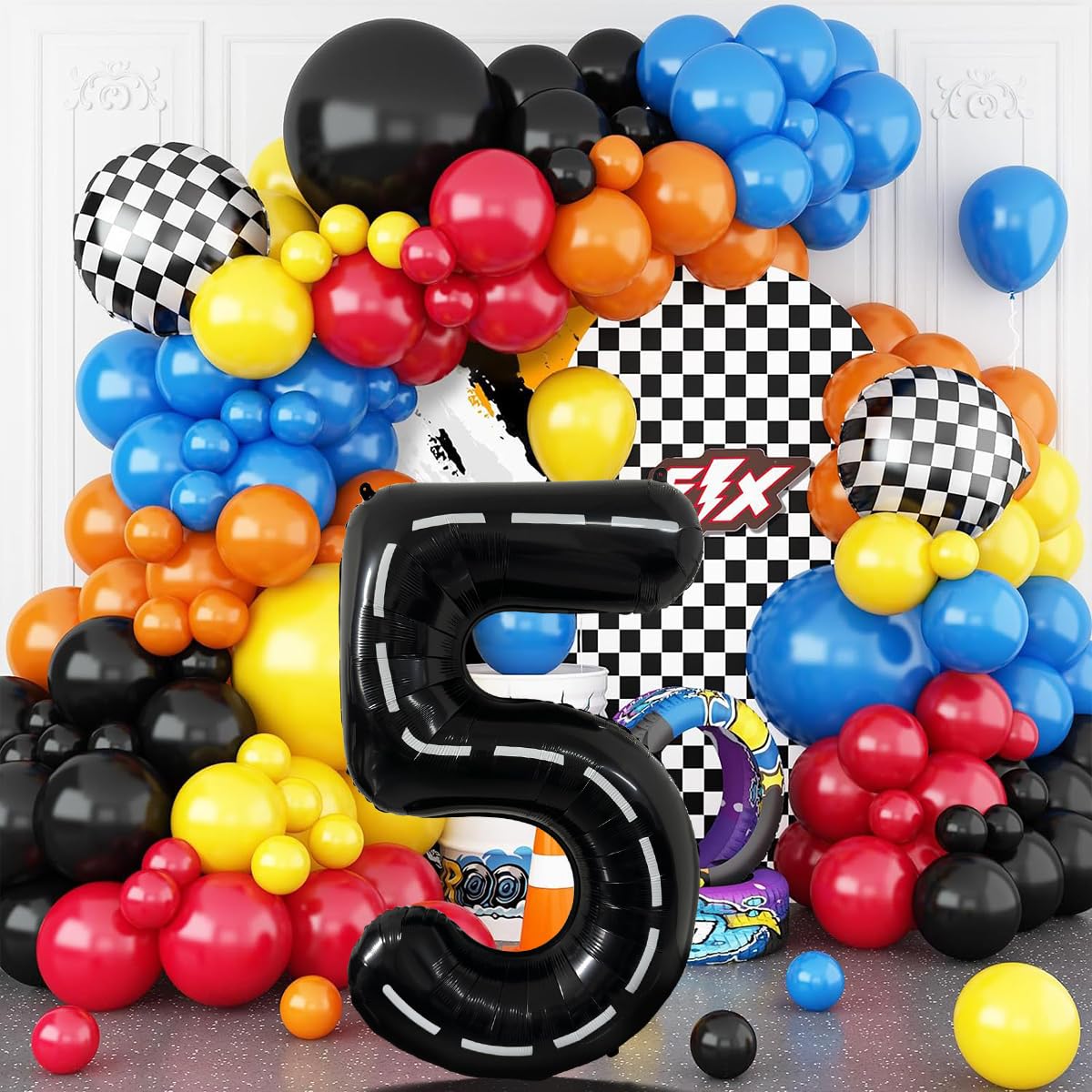 Red 0 balloon 40 Inch Giant Helium Foil Number 0 to 9 Red Balloon Birthday Wedding Party Digital Decorations (Number 0) — view 33