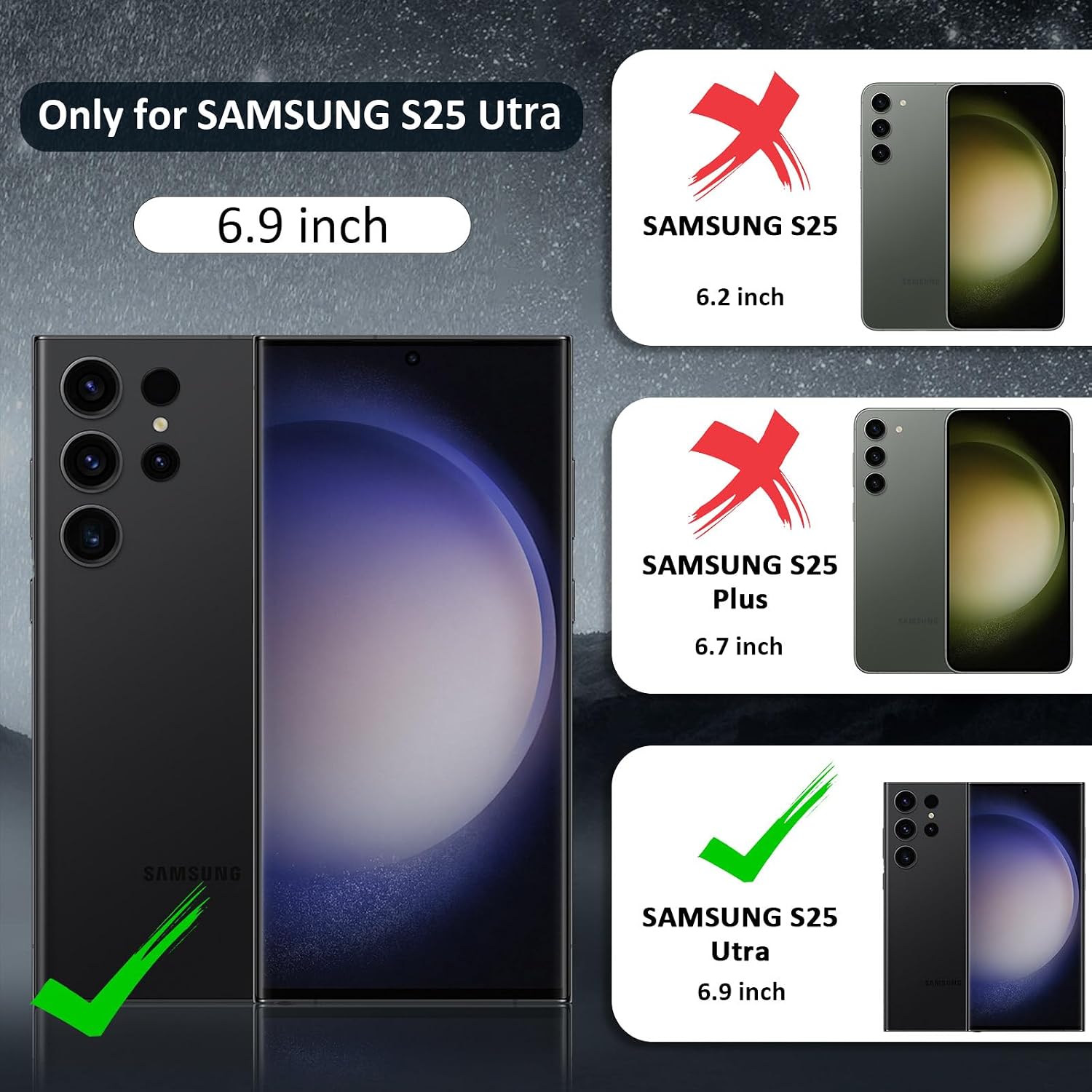 25 Ultra Case for Samsung Galaxy S25 Ultra Phone Case with Camera Lens Cover [Compatible Fast Wireless Charging] Magnetic Case for S25 Ultra 6.9 Inch, Rose Gold