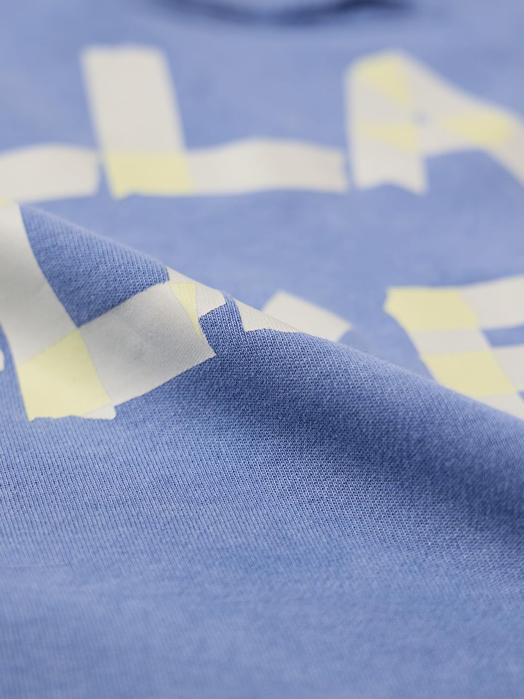 The Souled Store Hella Broke T-shirt da uomo e ragazzo a maniche corte girocollo blu in cotone stampato con grafica super oversize