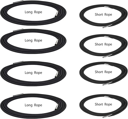 Miniatura 7 de SunnyZoo Cables de repuesto profesional para herramienta de reparación reclinable de gravedad cero para silla de salón (marrón, 8 cordones)