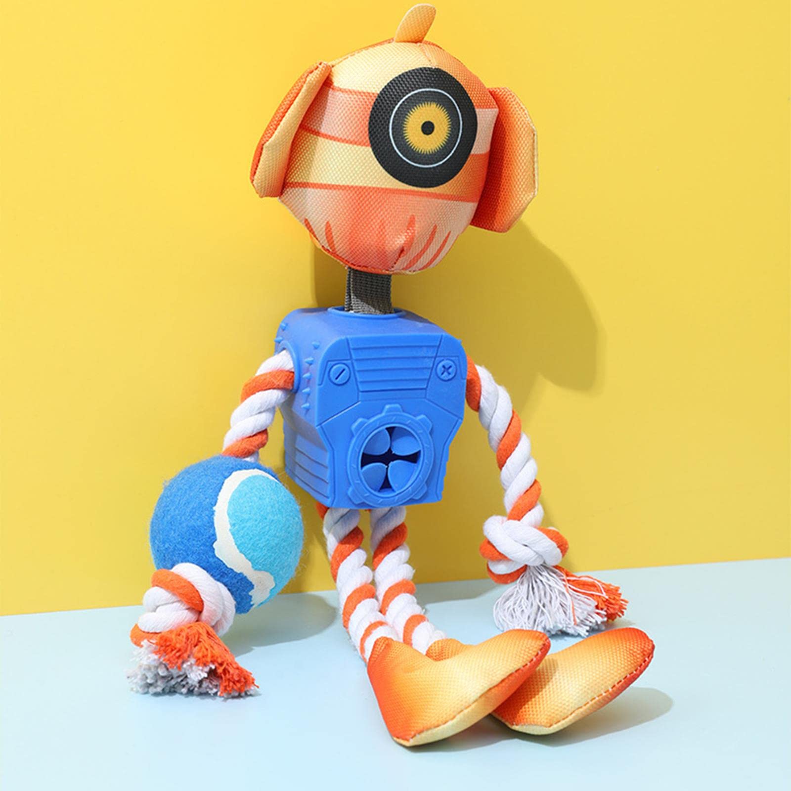 Hundespielzeug Hund Kauspielzeug Roboter Kombination Lecks Lebensmittel Interaktiv Kreative Stimme Spielzeug Für Kleines Und Mittlere Hund Kauwelpenspielzeug