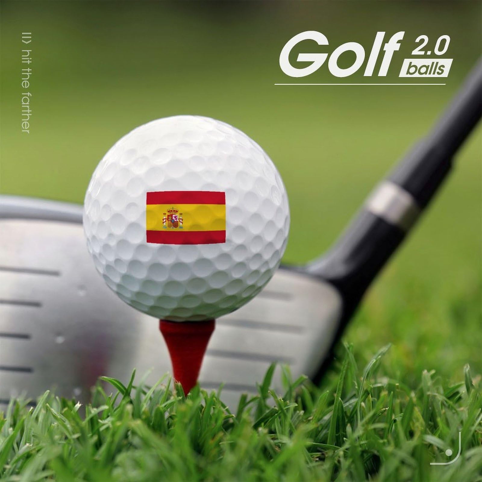 Pelotas De Golf Personalizadas con La Bandera De España Un Regalo para Hombres Y Mujeres Accesorios para Pelotas De Golf De Distancia para Golfistas Amantes Cumpleaños Y Navidad