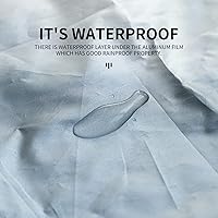 Vista 6 de Vongfong Funda de coche impermeable para todo tipo de clima, resistente al aire libre, cubierta completa, protección contra la lluvia, el sol