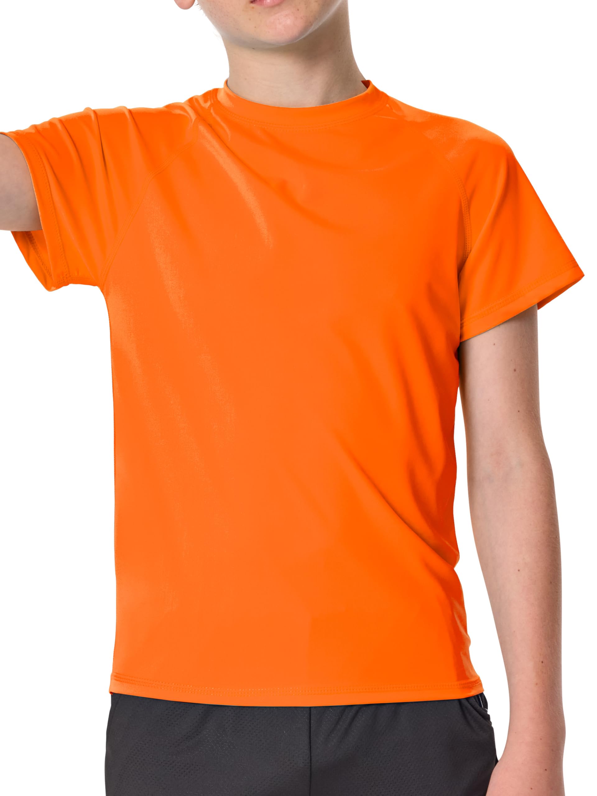 IHU Kinder UV Shirt UPF 50+ Jungen Badeshirt Schwimmshirt | UV-Schutz, Weich Und Bequem, Schnelltrocknend, Leicht Und Atmungsaktiv, Ideal Für Outdoor- Und Wasseraktivitäten