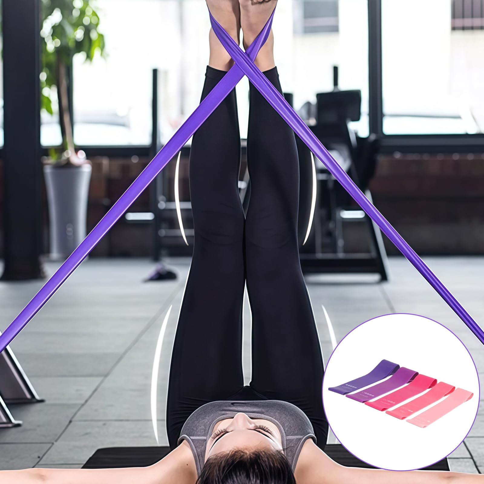 Kit de Pilates Essential de 13 pièces, pour femme, avec balle de pilates, anneau de pilates, bandes de résistance, chaussettes, anneau de Pilates et accessoires pour étirement et fitness